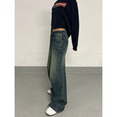 Y2K Retro Women's Wide Leg Jeans